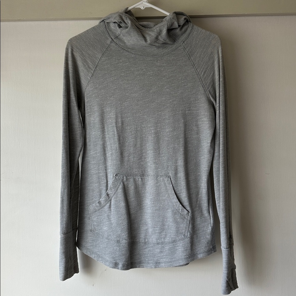 Marmot Cowl Neck Hooded Sweatshirt with Thumbholes